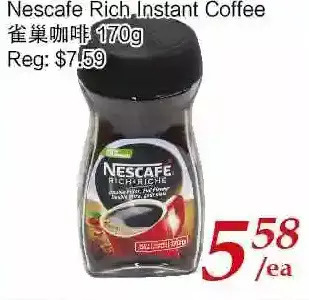 Tone Tai Supermarket Nescafe rich instant coffee offer