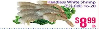 Grant's Foodmart Headless white shrimp offer