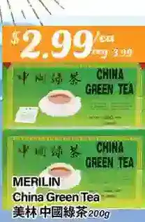 Btrust Supermarket Merilin china green tea offer