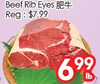 Superking Supermarket Beef rib eyes offer