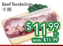 Ample Food Market Beef tenderloin offer