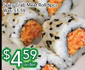 Ample Food Market Spicy crab meat roll offer