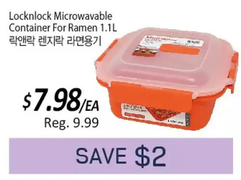 Galleria Supermarket Locknlock microwavable container for ramen offer