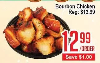 Skyland Foodmart Bourbon chicken offer