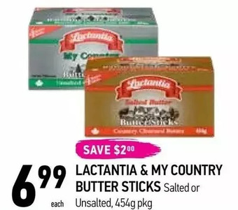 Coppa's Fresh Market Lactantia & my country butter sticks offer