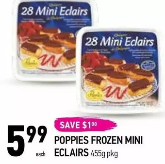 Coppa's Fresh Market Poppies frozen mini eclairs offer