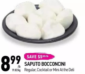 Coppa's Fresh Market Saputo bocconcini offer