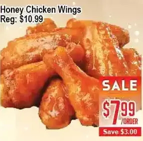 Skyland Foodmart Honey chicken wings offer