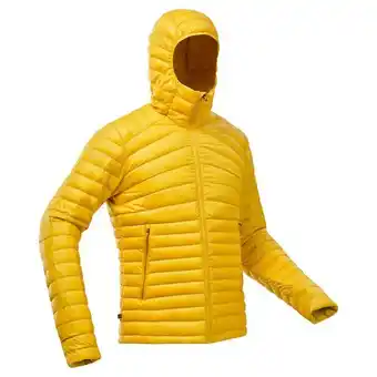 Decathlon Men’s hiking down jacket – mt 100 orange offer