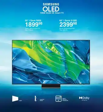 Teletime Samsung oled s95b 4k smart tv 55" offer