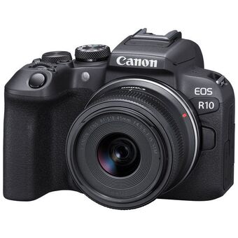 Best Buy Canon eos r10 mirrorless camera with 18-45mm stm lens kit offer