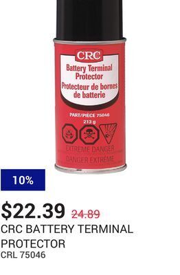NAPA Auto Parts Battery terminal protector offer