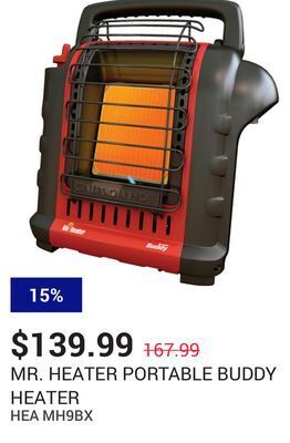 NAPA Auto Parts Portable buddy heater offer