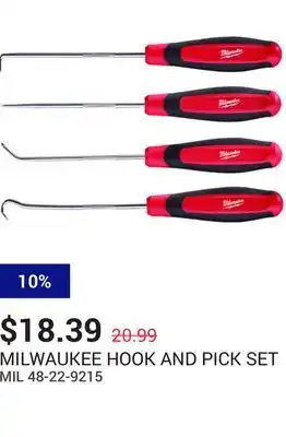 NAPA Auto Parts Hook and pick set offer