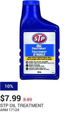 NAPA Auto Parts Oil treatment offer