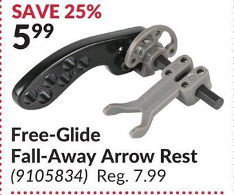 Princess Auto Free-glide fall-away arrow rest offer