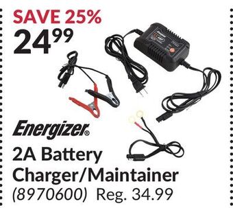 Princess Auto 2a battery charger/maintainer offer