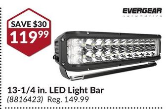 Princess Auto Evergear 13-1/4 in. led light bar offer