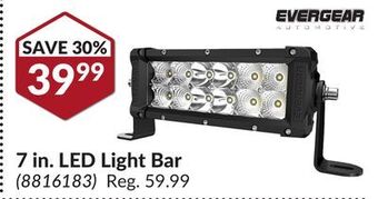 Princess Auto Evergear 7 in. led light bar offer