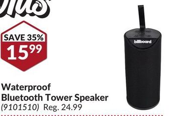 Princess Auto Waterproof bluetooth tower speaker offer