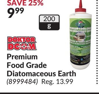 Princess Auto Premium food grade diatomaceous earth offer