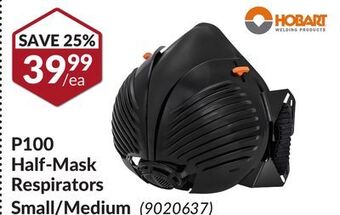 Princess Auto P100 half-mask respirators offer