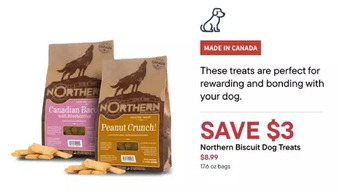 Petvalu Northern biscuit dog treats offer
