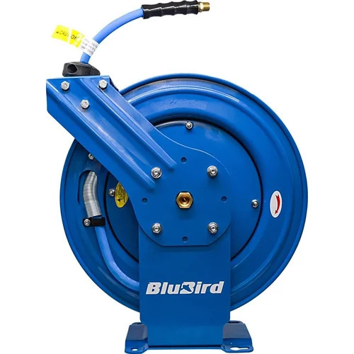 Blubird 3/8 in. x 75 ft retractable open air hose reel offer at