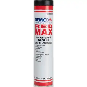 Princess Auto Nemco red max aluminum complex grease offer
