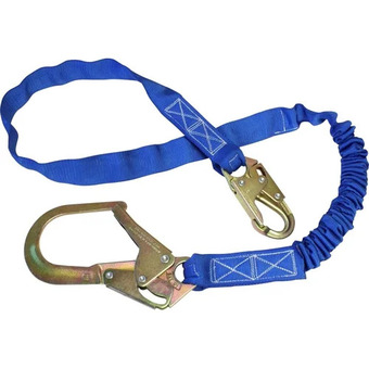 Princess Auto Workhorse 6 ft shock-absorbing lanyard with snap and rebar hook offer