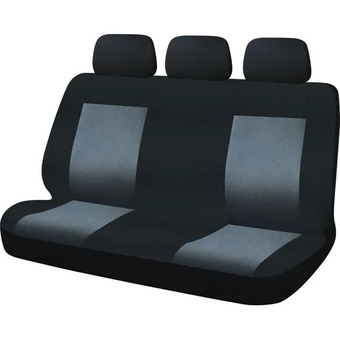 Princess Auto 4r black/grey universal bench seat and headrest covers offer
