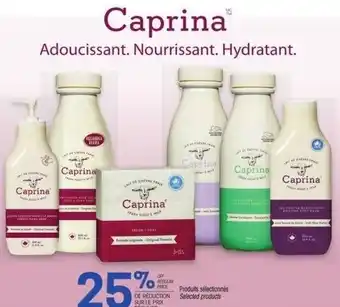 Uniprix Caprina Adoucissant.Nourrissant. Hydratant selected products offer