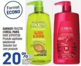 Uniprix Garnier frustis, L'Oreal Paris hair care products offer