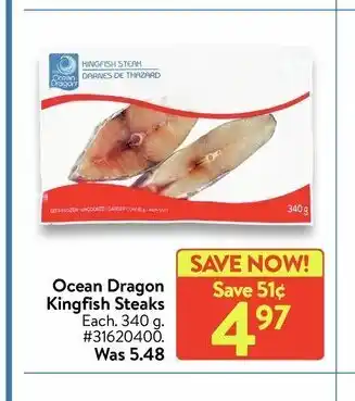 Walmart Ocean Dragon Kingfish Steaks offer