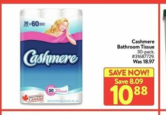 Walmart Cashmere Bathroom Tissue offer