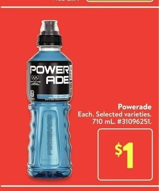 Walmart Powerade offer