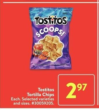 Walmart Tostitos Tortilla Chips offer