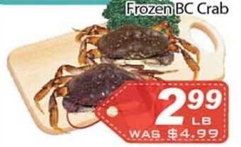 Ample Food Market Frozen BC Crab offer