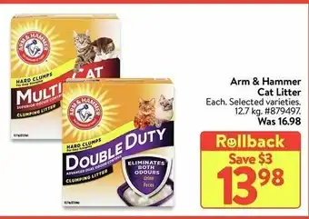 Walmart Arm 7 Hammer Cat Litter offer