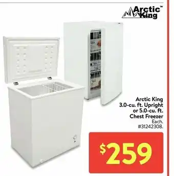 Walmart Arctic King 3.0-Cu. Ft. Upright offer