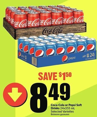 FreshCo Coca-Cola or Pepsi Soft Drinks offer