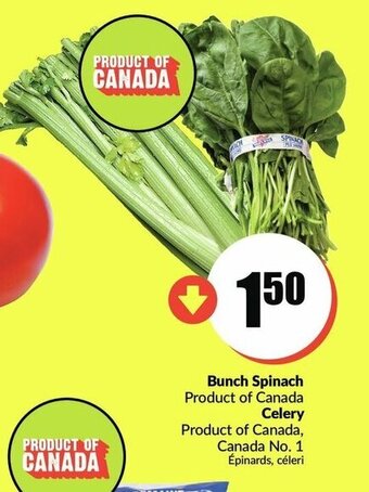 FreshCo Bunch Spinach offer