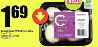 FreshCo Compliments White Mushrooms offer