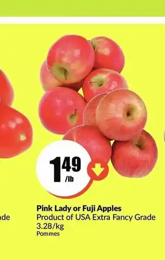 FreshCo Pink Lady or Fuji Apples offer