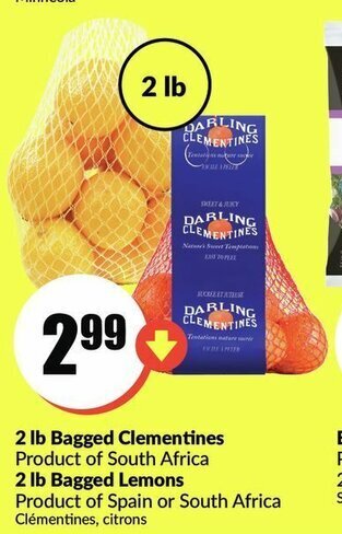 FreshCo 2 lb Bagged Clementines offer