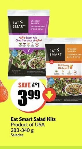 FreshCo Eat Smart Salad Kits offer
