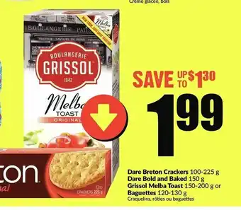 FreshCo Dare Breton Crackers offer