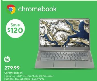 Staples Hp chromebook 14 offer