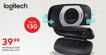 Staples Logitech hd webcam c615 offer