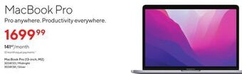 Staples Macbook pro (13-inch,m2) offer